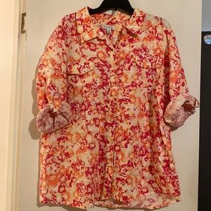 Women’s button up- With matching bracelet..